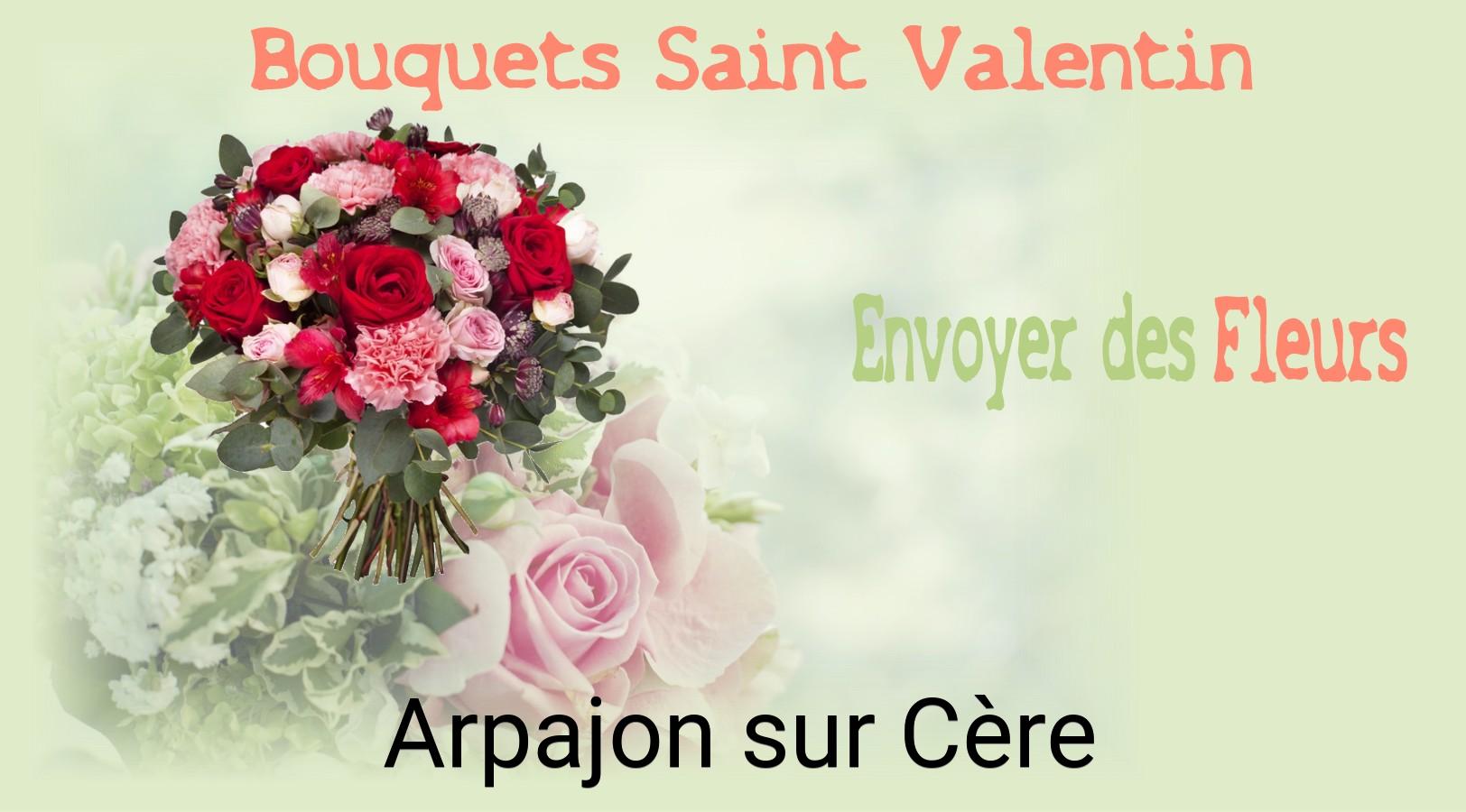 Roses de Saint-Valentin livrées à Arpajon-sur-Cère